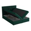 Cama Continental Pomona 113, Doble, Verde, Tapiz, Somieres, 140x215x115cm