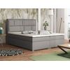 Cama Continental Pomona 115, Doble, Gris, Tapiz, Somieres, 140x215x115cm