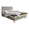 Cama Continental Logan 100, Individuales, Gris, Tapiz, Somieres, 120x204x115cm