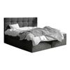 Cama Continental Comfivo 196, Doble, Gris, Tapiz, Somieres, 183x206x112cm