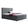 Cama Continental Baltimore 112, Individuales, Gris, Tapiz, Somieres, 120x213x130cm