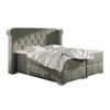 Cama Continental Baltimore 132, Individuales, Gris, Tapiz, Somieres, 160x215x125cm