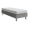 Cama Continental Logan 105, Individuales, Gris, Tapiz, Somieres, 360x200x180cm