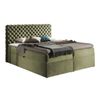 Cama Continental Baltimore 148, Doble, Verde, Tapiz, Somieres, 146x213x123cm