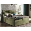 Cama Continental Baltimore 148, Doble, Verde, Tapiz, Somieres, 146x213x123cm