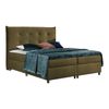 Cama Continental Baltimore 151, Doble, Verde, Tapiz, Somieres, 164x219x126cm