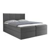 Cama Continental Baltimore 147, Doble, Gris, Tapiz, Somieres, 144x208x103cm