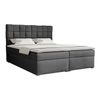 Cama Continental Pomona 117, Doble, Gris, Tapiz, Somieres, 140x215x115cm