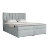 Cama Continental Pomona 117, Doble, Gris, Tapiz, Somieres, 160x215x115cm