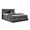 Cama Continental Baltimore 152, Individuales, Gris, Tapiz, Somieres, 140x218x103cm