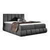 Cama Continental Baltimore 152, Doble, Gris, Tapiz, Somieres, 200x218x103cm