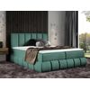 Cama Continental Baltimore 152, Doble, Verde, Tapiz, Somieres, 200x218x103cm