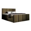 Cama Continental Baltimore 154, Individuales, Verde, Tapiz, Somieres, 124x213x103cm