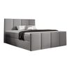 Cama Continental Baltimore 154, Doble, Gris, Tapiz, Somieres, 144x213x103cm