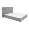 Cama Florence 110, Doble, Gris, Tapiz, Somieres, 160x214x109cm