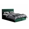 Cama Continental Baltimore 126, Individuales, Verde, Tapiz, Somieres, 126x208x103cm