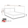 Cama Florence 103, Doble, Verde, Tapiz, Somieres, 153x214x97cm