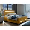 Cama Continental Baltimore 174, Doble, Amarillo, Tapiz, Somieres, 160x212x120cm