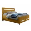 Cama Continental Baltimore 174, Doble, Amarillo, Tapiz, Somieres, 180x212x120cm