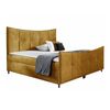 Cama Continental Baltimore 177, Individuales, Amarillo, Tapiz, Somieres, 120x213x130cm