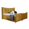 Cama Continental Baltimore 177, Doble, Amarillo, Tapiz, Somieres, 200x213x130cm