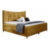 Cama Continental Baltimore 178, Individuales, Amarillo, Tapiz, Somieres, 120x213x130cm