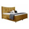 Cama Continental Baltimore 178, Doble, Amarillo, Tapiz, Somieres, 160x213x130cm