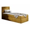 Cama Continental Baltimore 179, Individuales, Amarillo, Tapiz, Somieres, 102x208x103cm