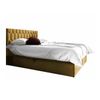 Cama Continental Baltimore 181, Doble, Amarillo, Tapiz, Somieres, 140x208x103cm