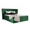 Cama Continental Baltimore 184, Doble, Verde, Tapiz, Somieres, 213x214x103cm