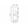 Mueble De Baño Colocado Dover 114, Colocada, Número De Puertas: 2, 183x64x30cm