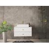 Mueble De Baño Colgado Para Lavabo Merced E100, Montada En La Pared, 42x80x46cm