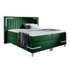 Cama Continental Baltimore 188, Doble, Verde, Tapiz, Somieres, 192x211x120cm