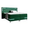 Cama Continental Baltimore 189, Individuales, Verde, Tapiz, Somieres, 152x211x120cm