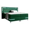 Cama Continental Baltimore 189, Doble, Verde, Tapiz, Somieres, 172x211x120cm