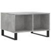 Mesa De Centro Madera Contrachapada Gris Hormigón 60x50x36,5 Cm