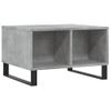 Mesa De Centro Madera Contrachapada Gris Hormigón 60x50x36,5 Cm