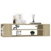 Mueble De Tv Colgante Contrachapada Roble Sonoma 100x30x26,5 Cm