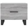 Mesa De Centro Madera Contrachapada Gris Sonoma 50x50x40 Cm