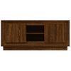 Mueble Para Tv Madera Contrachapada Roble Marrón 102x35x45 Cm