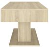 Mesa De Centro Madera Contrachapada Roble Sonoma 96x50x45 Cm