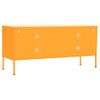 Mueble Para Tv De Acero Amarillo Mostaza 105x35x50 Cm