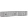 Muebles Para Tv De Pared 3 Unidades Gris Sonoma 80x34,5x40 Cm