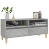 Mueble De Tv Madera Contrachapada Gris Hormigón 100x34,5x44,5cm