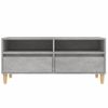 Mueble De Tv Madera Contrachapada Gris Hormigón 100x34,5x44,5cm