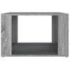 Mesita De Noche Madera Contrachapada Gris Sonoma 57x55x36 Cm