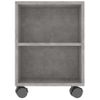 Mueble De Tv Madera Contrachapada Gris Hormigón 120x35x48 Cm