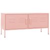 Mueble Para Tv De Acero Rosa 105x35x50 Cm