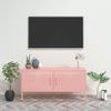 Mueble Para Tv De Acero Rosa 105x35x50 Cm