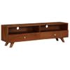 Mueble Para Tv De Madera Maciza Reciclada 140x30x40 Cm